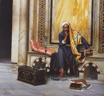  arab tableaux - homme Ludwig Deutsch Orientalism Araber